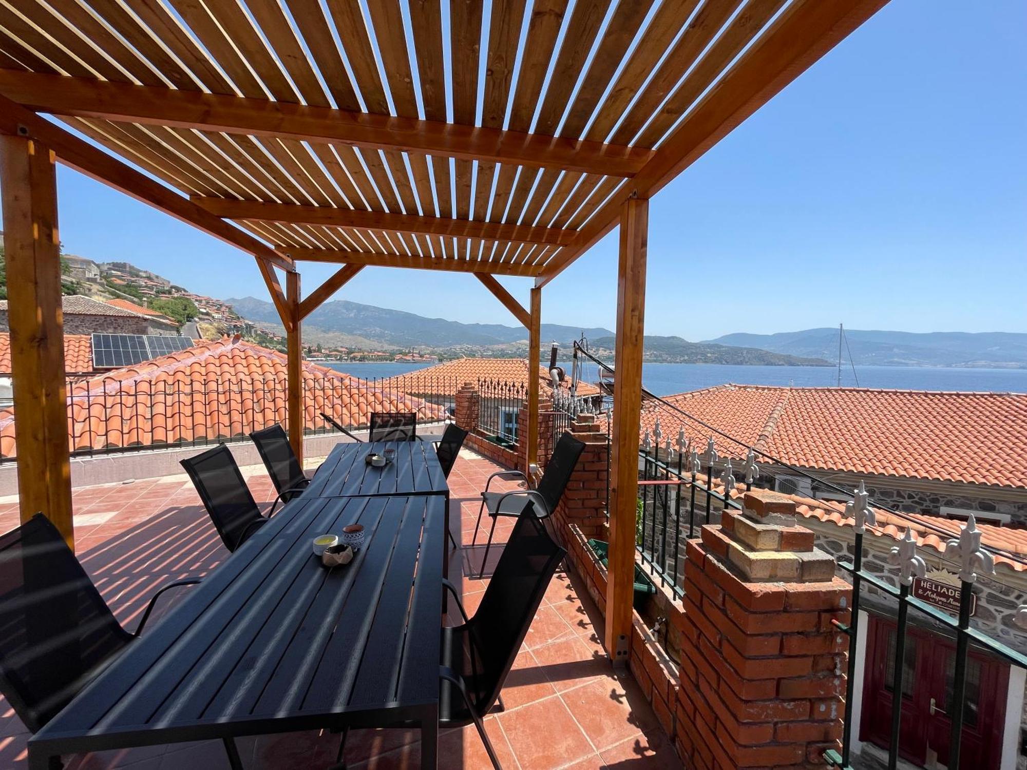 Q Apartments Molyvos Mithimna Luaran gambar